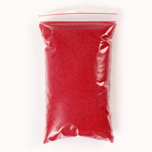 Песок для детского творчества Color sand, красный 500 г - Школа талантов фото 2