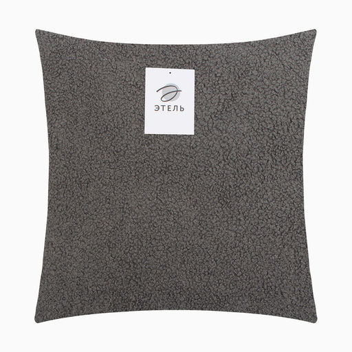 Наволочка декоративная Этель Boucle 43х43см, цвет серый, полиэстер  фото 9
