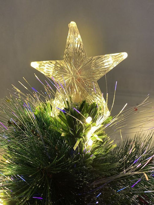 Светодиодная ёлка со звездой 60см ,тёпло желтое свечение - Family фото 3