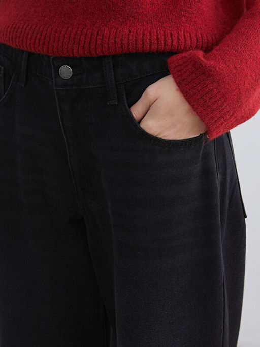 Wideleg Kad?n Jean Pantolon