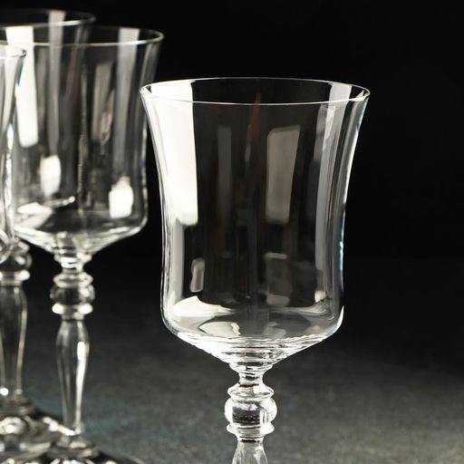 Набор бокалов для вина из хрустального стекла «Грация», 300 мл, 6 шт.