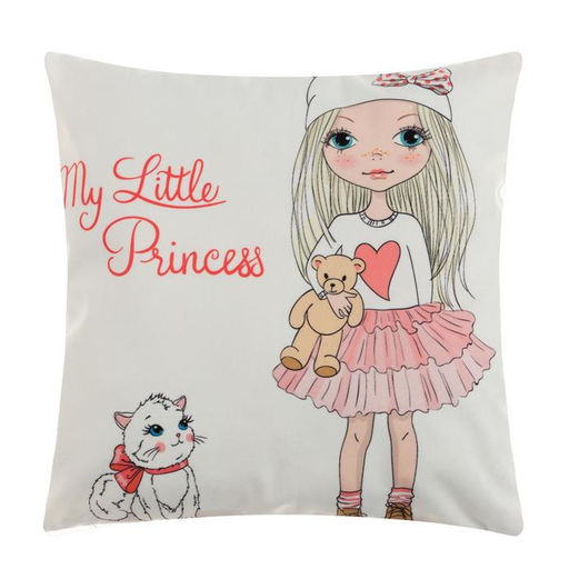 Наволочка декоративная Этель Девичьи историиПринцесса 40х40 см, велюр  фото 6