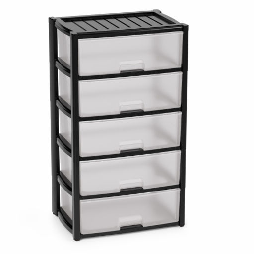 Комод "Колорит" 5-ти секцион. широкий (чёрный) М8764