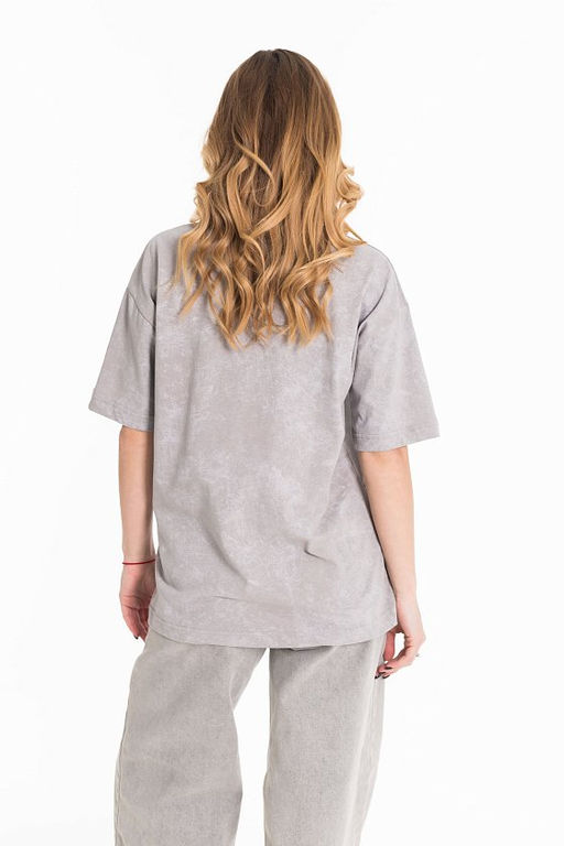 Футболка М324234Тг серый - Елена фото 3