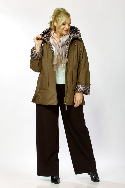 Куртка SHETTI 2215 хаки  фото 5