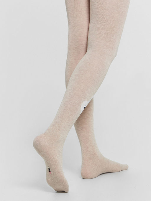 Цена за 3 пары! Колготки детские бежевые с зайчиками - Mark formelle фото 4