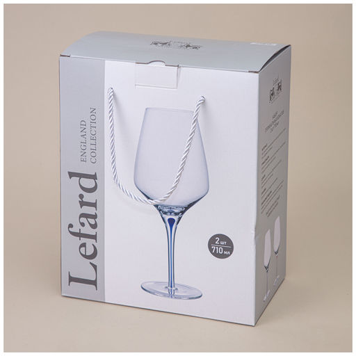 НАБОР БОКАЛОВ ДЛЯ ВИНА ИЗ 2 ШТ ACCENT SKY BLUE 710 МЛ - Lefard фото 2