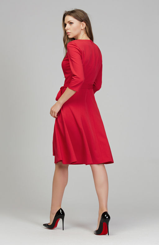 Романтичное платье малиновый - Donna saggia фото 2