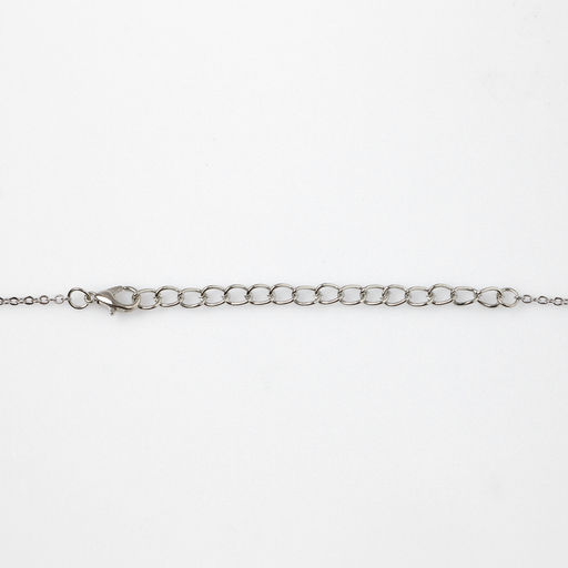 Кулон на цепочке «Подари счастье», циркон, сердце, белый в серебре, 45 см