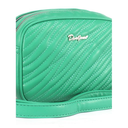 Сумка женская искусственная кожа DJ-6943-1-GREEN, 2отд, плечевой ремень, зеленый SALE 253985 - Adelia фото 4