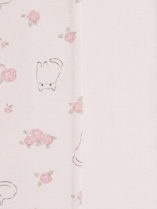 К 1181-2уп/светлый жемчуг,котики в цветах набор майка для дев - Crockid фото 2