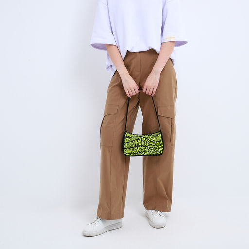 Сумка женская багет из текстиля «Эйфория», 23×13×5 см