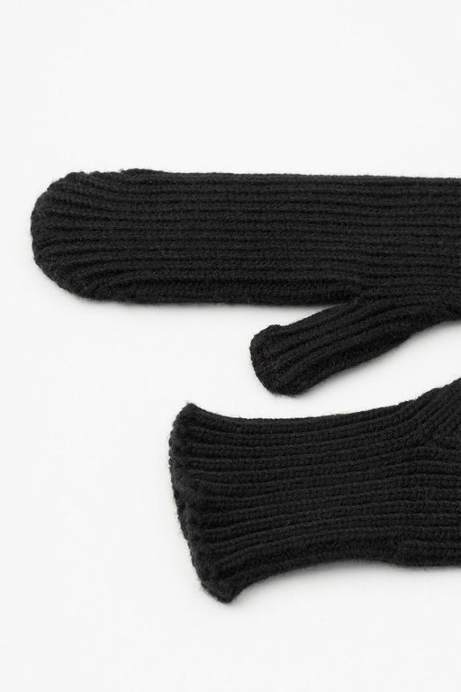 ЕВ 10010/24ш/черный варежки жен