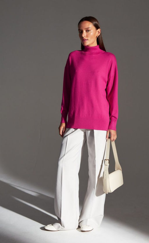 Водолазка F122-1507 fuchsiа - Fine joyce фото 9