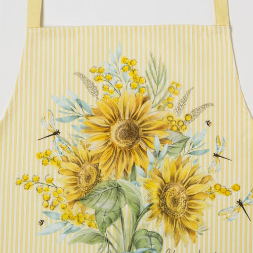 Фартук Этель Солнечные цветы 70х60 см, 100% хлопок, саржа 190 г/м2  фото 4