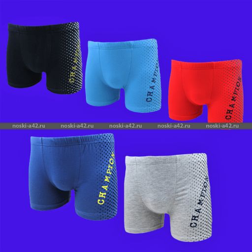 Цена за 5 шт. Боксеры для мальчиков Турция арт. 41383 5 (8-9 лет) - For you фото 3