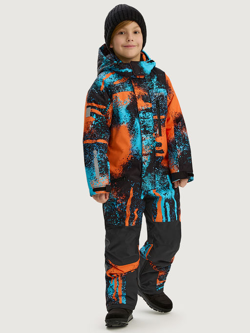 Комбинезон 8з1325 оранж/черный