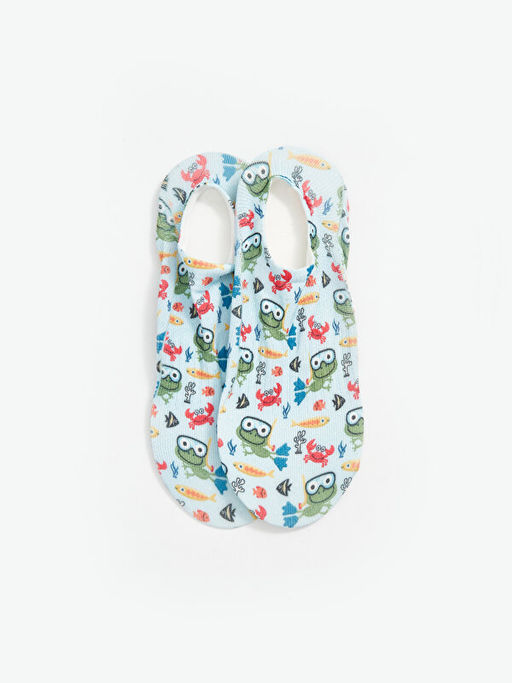 Desenli Erkek ?ocuk Patik ?orap