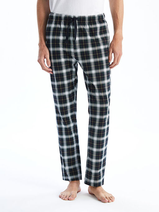 Standart Kal?p Ekose Erkek Pijama Alt