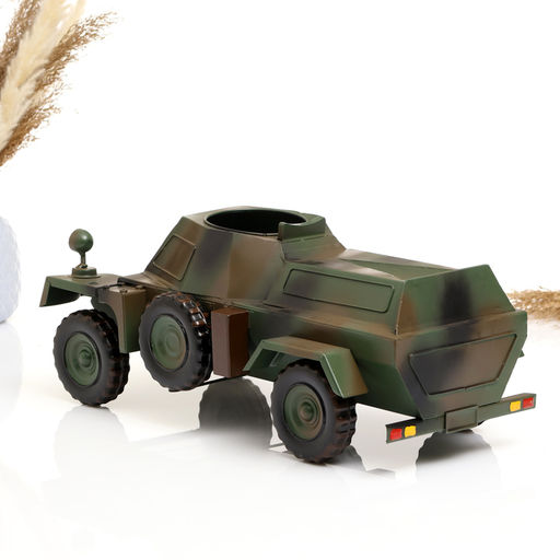 Фигурка металл, держатель для бутылки «Броневик»