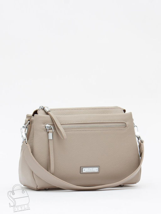 Сумка женская кожаная 1025CH apricot Polina&Eiterou