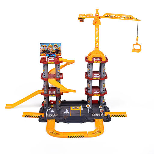 Парковка "Приключения на стройке" (142 предметов) в коробке