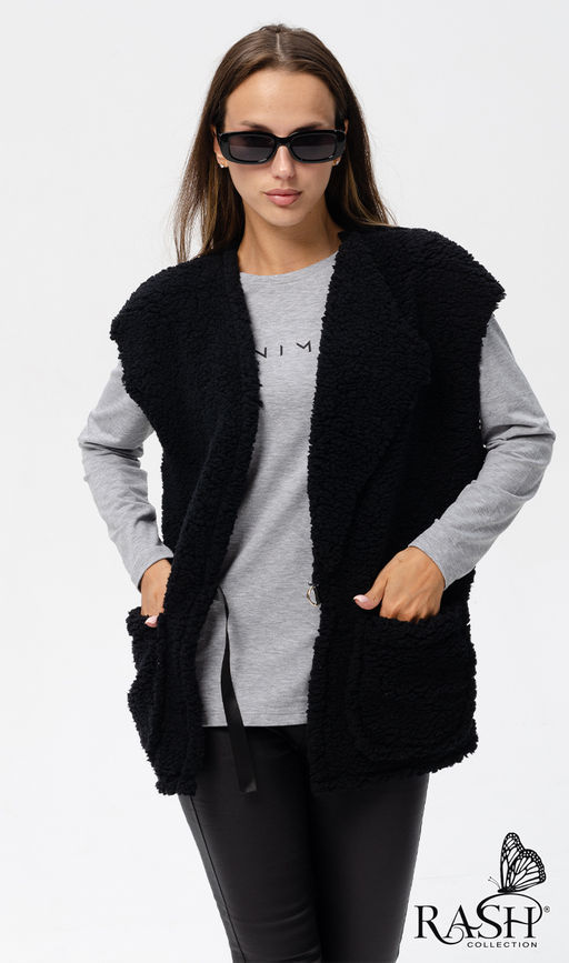 жилет Тедди жемчуг Цвет:как на фото - Rash фото 17