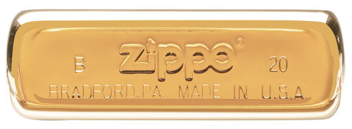 Зажигалка ZIPPO с покрытием матовая латунь | Brushed Brass 204B  фото 7