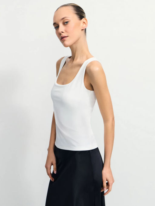 Базовый топ с широкими бретелями / Zarina  фото 4