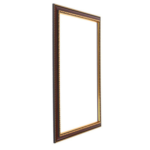 Рама для картин (зеркал) 30×40×2.8 см, пластиковая, Calligrata 6448, вишня с золотом