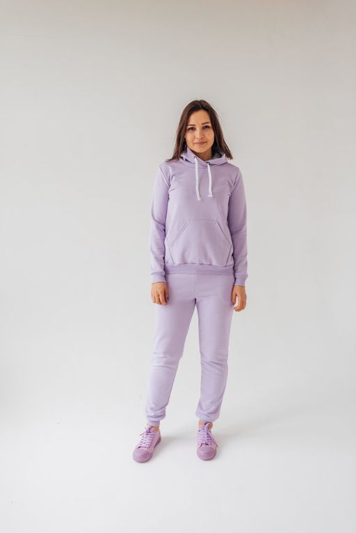 208/224 Костюм с толстовкой, лаванда - Knitka wear фото 3