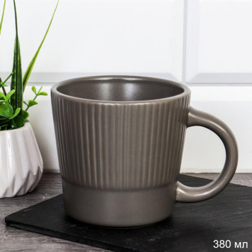 Кружка 380 мл / W002 / Вертикаль С / ШТУЧНО