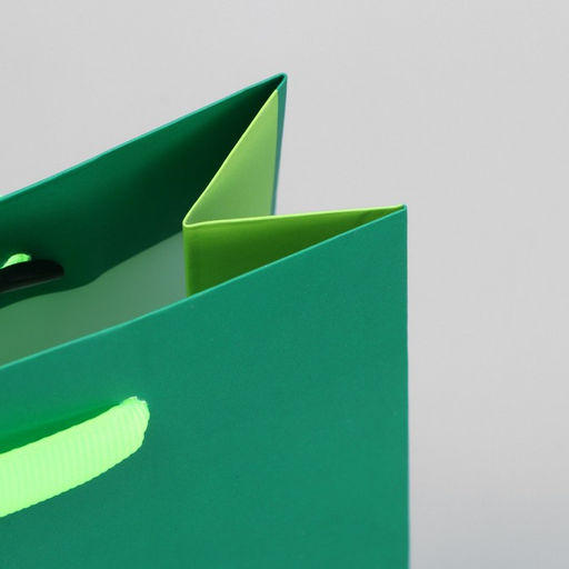 Цена за 2 шт. Пакет подарочный двухцветный, упаковка, «Зеленый-салатовый», S 12 х 15 х 5.5 см