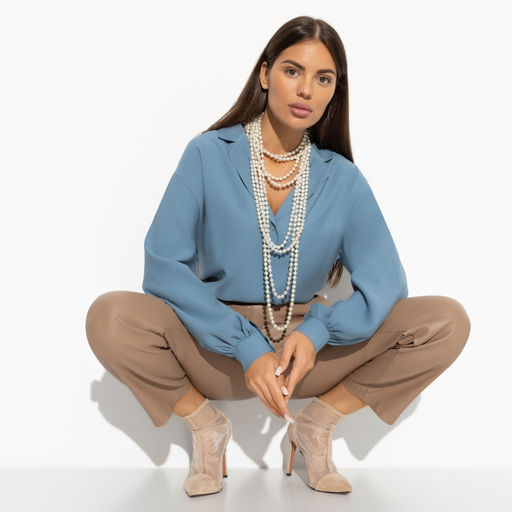 Блуза свободного силуэта Очарование любви (chic) - Charutti фото 6