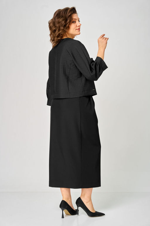 Костюм Michel Chic 1443 черный кубик  фото 5