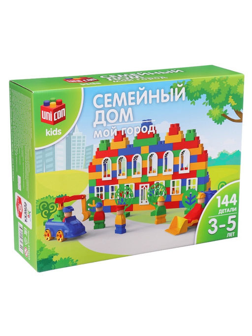 Конструктор Мой город: Семейный дом, 144 детали - Соломон фото 4