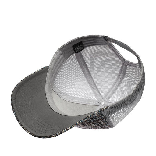 Бейсболка DJINNS арт. HFT Bubble Tweed (серый)  фото 2