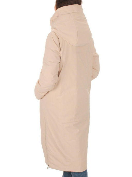 22377 BEIGE Пальто зимнее женское облегченное (150 гр. холлофайбера) - Fashion фото 4