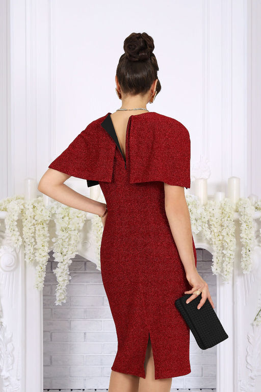 Платье Ninele 7524 красный  фото 4