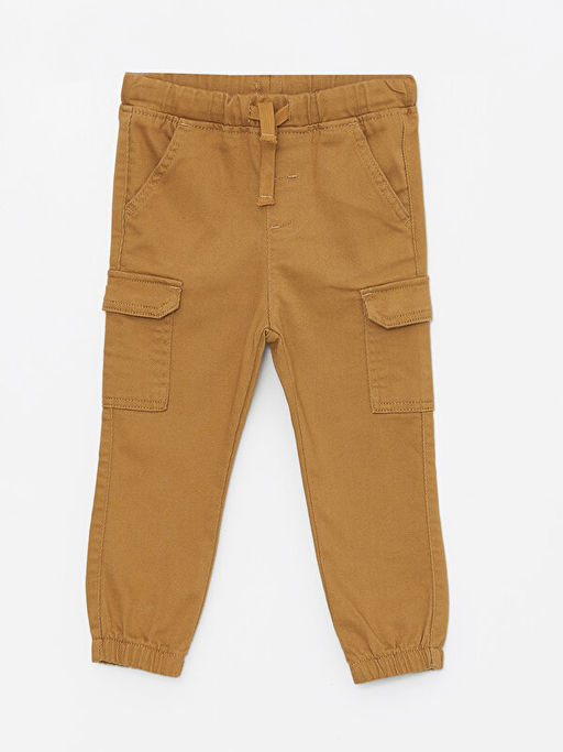Beli Lastikli Basic Erkek Bebek Jogger Pantolon