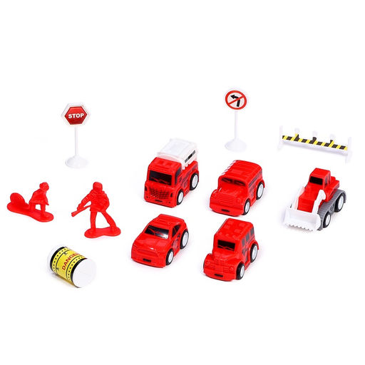 Машинки Пожарная служба, набор 5 шт., с аксессуарами - Simaland фото 5