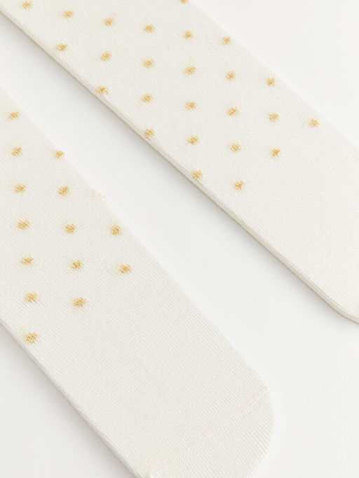 Desenli K?z Bebek K?lotlu ?orap 2li