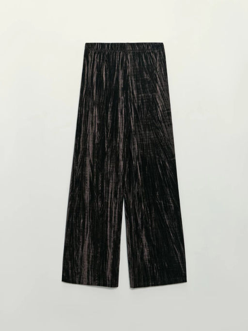 Широкие брюки из бархата / Zarina