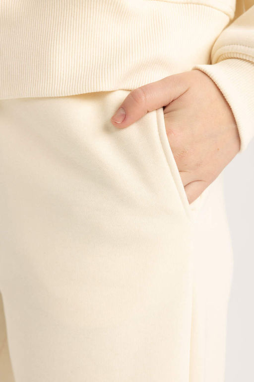 Толстые спортивные штаны прямого кроя с высокой талией и карманами - Defacto фото 5