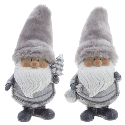 Фигурка декоративная "Дед Мороз", L8,5 W8 H17,5 см, 2в.