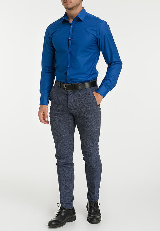 Сорочка мужская длинный рукав GREG 230/238/ZV/P STRETCH  фото 4