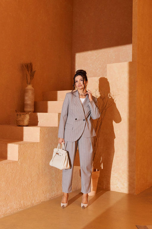 Костюм Beautiful Free 6418 полоска песочная