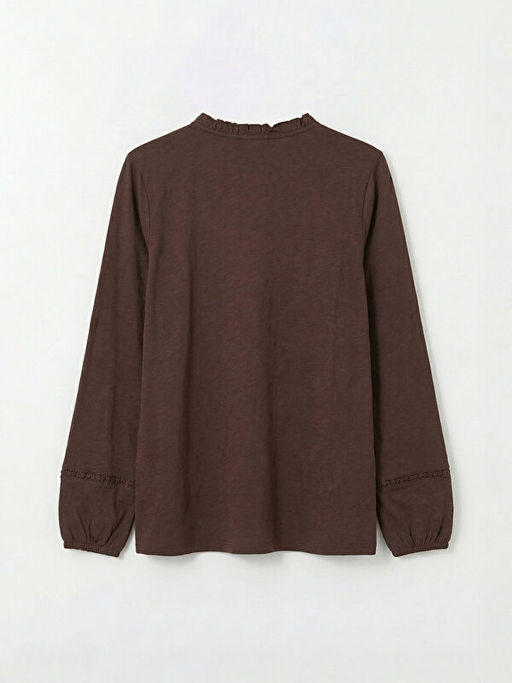 Bisiklet Yaka Nak??l? Bluz