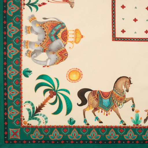 Скатерть Этель Нью-Дели 110х145+/-3см,100 % хл, саржа 190 гр/м2  фото 10