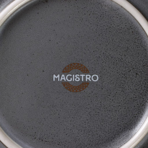 Тарелка Magistro Urban, d=22.5 см, фарфор, серая